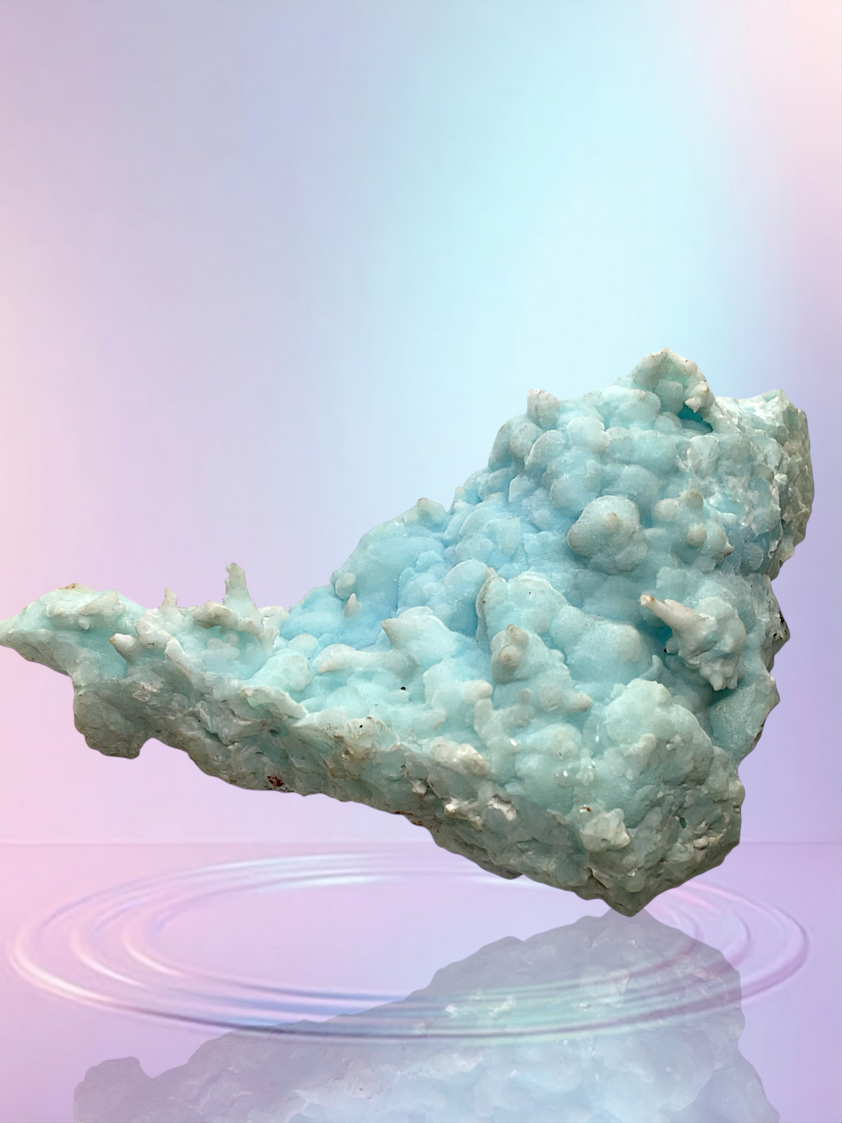 Aragonit blau Stufe I 355gr. I 15x7x5cm I Sammlerstück I Unikat S3019 I Griechenland-Laurion