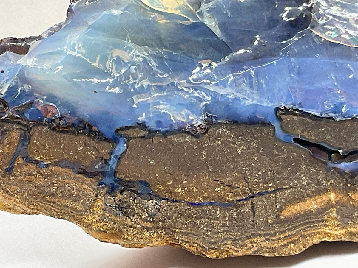 Opal Rohstein I Edelstein I 106 gr. I 8x3x5 cm I Australien I Sammlerstück I Unikat-Masterpiece 1658