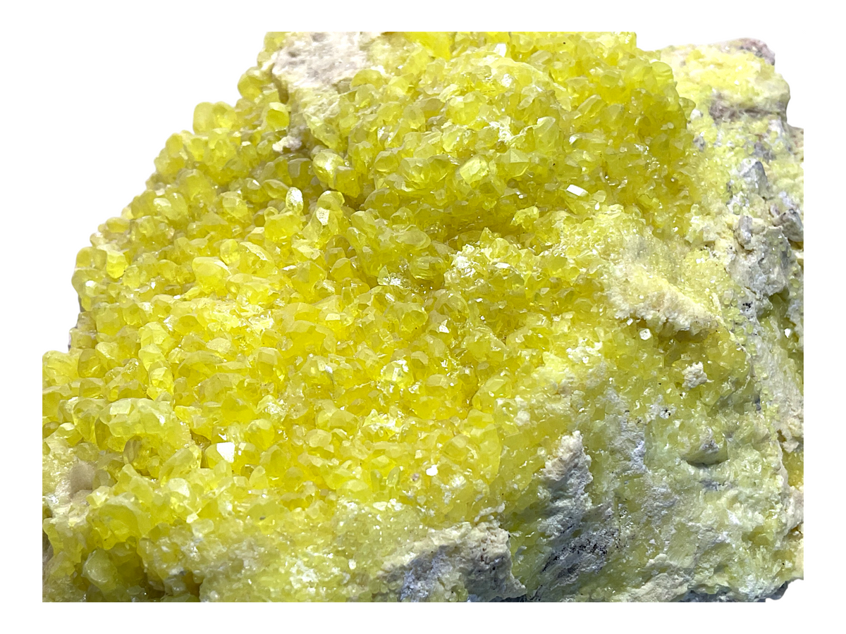 Schwefel Kristall I 840gr. I 15x10x7cm I Sammlerstück I Unikat-Masterpiece 1663 I Italien-Sizilien, Ätna