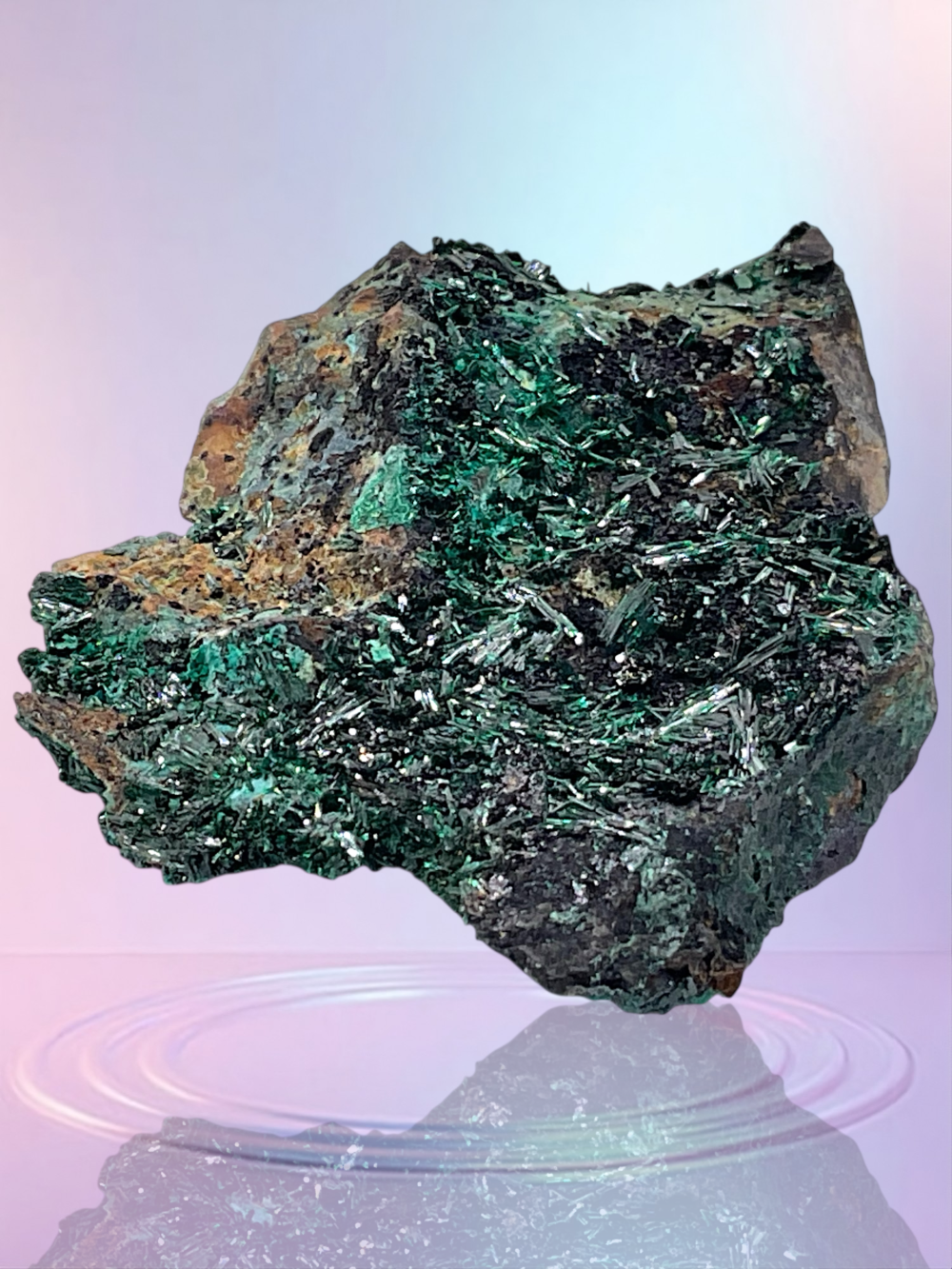 Atacamit Stufe I Kristall I Edelstein I 48gr. I 7x4,5x2cm I Sammlerstück I Unikat 1667 I Chile (La Farola Mine)