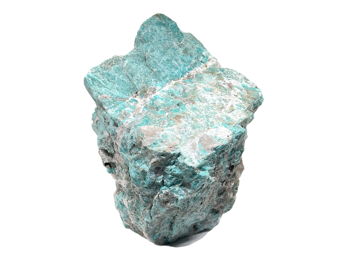 Amazonit Rohstein I Edelstein I 1268gr. I 10x10x12cm I Sammlerstück I Unikat-Masterpiece 1677 I Brasilien