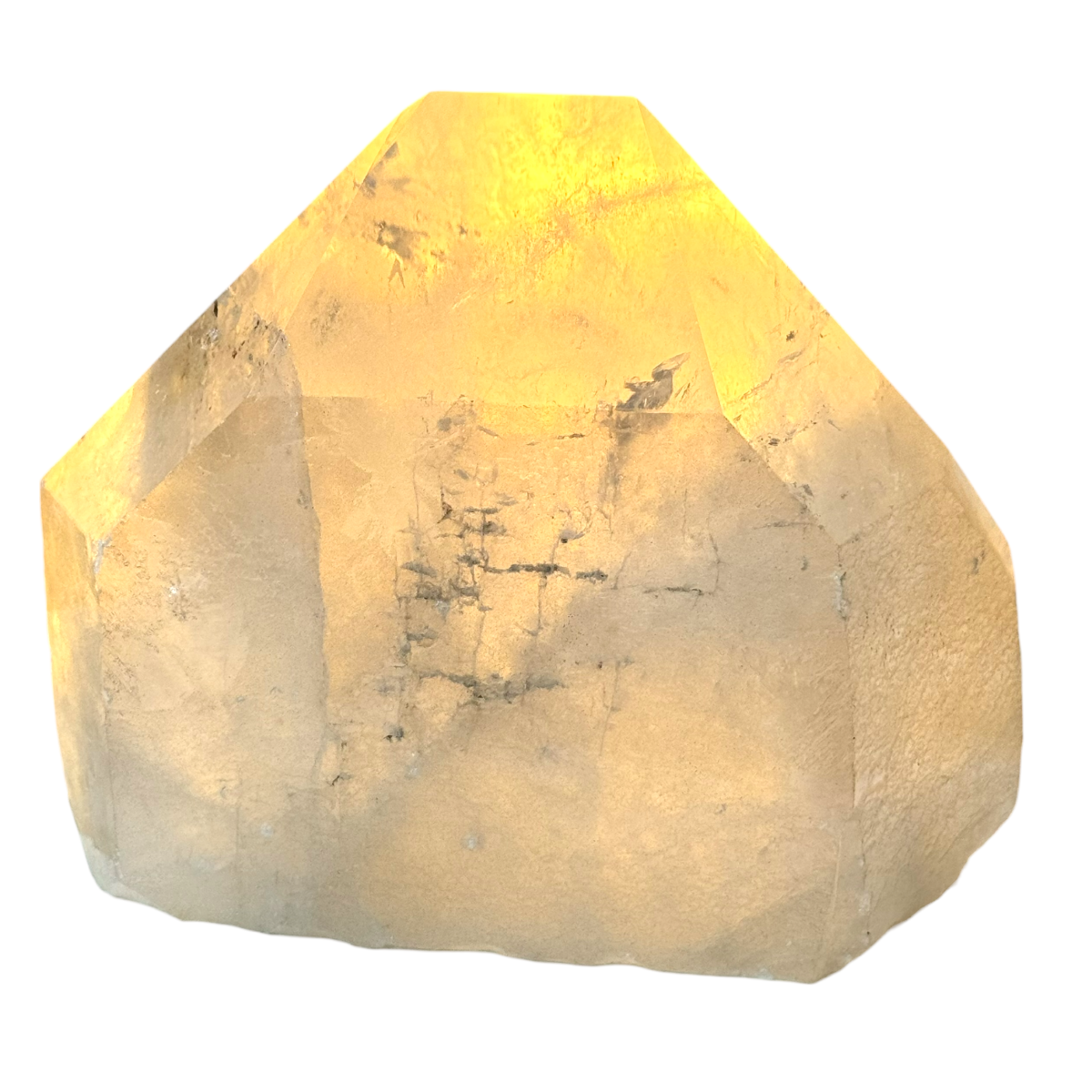 XXL Bergkristall Naturspitze I Cluster I Edelstein I Heilstein I 5,1 kg I 20x12x18cm I Unikat-Masterpiece 1682 I Sammlerstück I Museumsstück I Brasilien
