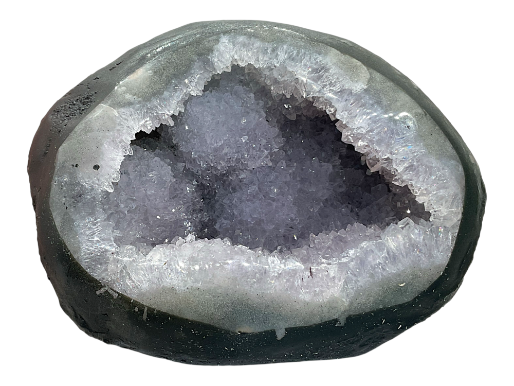 Amethyst Druse AAA-Qualität mit phantastischen Kristallen - 786 g - 12 x 8 x 10 cm - Blickfang & Dekoration - Sammlerstück - Unikat Masterpiece 1644 - Brasilien