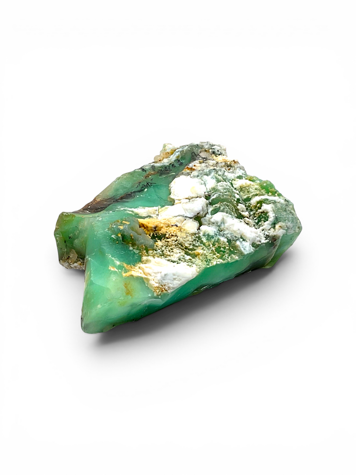 Original Chrysopras Rohstein 106g – 8x5x2cm – AAA-Qualität – Sammlerstück – Unikat-Masterpiece Nr. 1692 – Australien