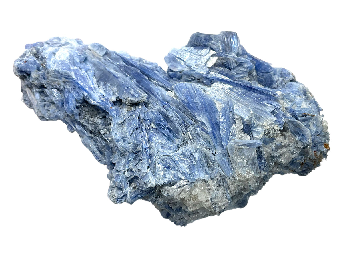 Kyanit Rohstein (Cyanit / Disthen) 907 g – 14 x 10 x 6 cm – Einzigartiges Sammlerstück aus Brasilien – Unikat-Masterpiece 1673 – Beeindruckender Blickfang