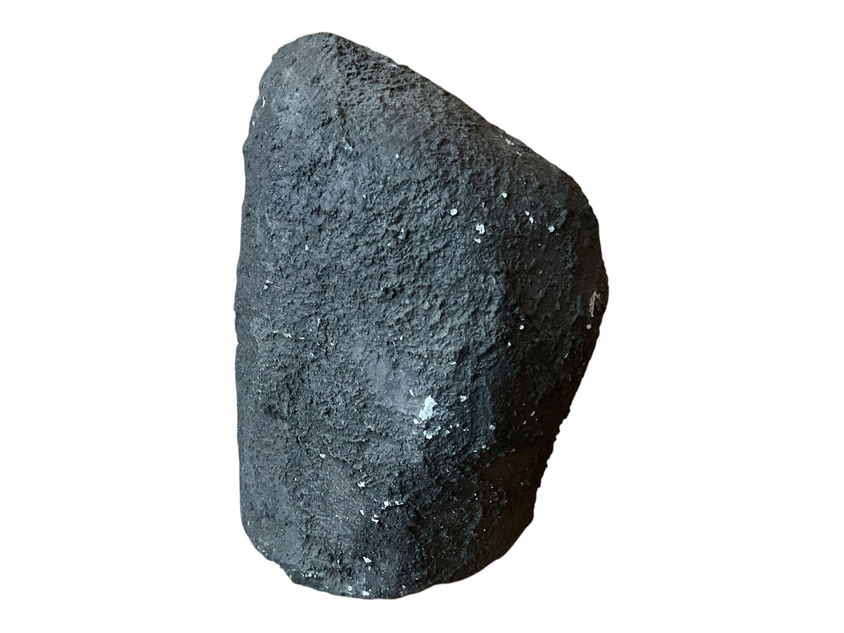 Amethyst Druse AAA-Qualität mit faszinierender Kristallhöhle & Achatzeichnungen – 5 kg – 13 x 12 x 22 cm – Blickfang & Dekoration – Sammlerstück – Unikat Masterpiece 1475 – Brasilien
