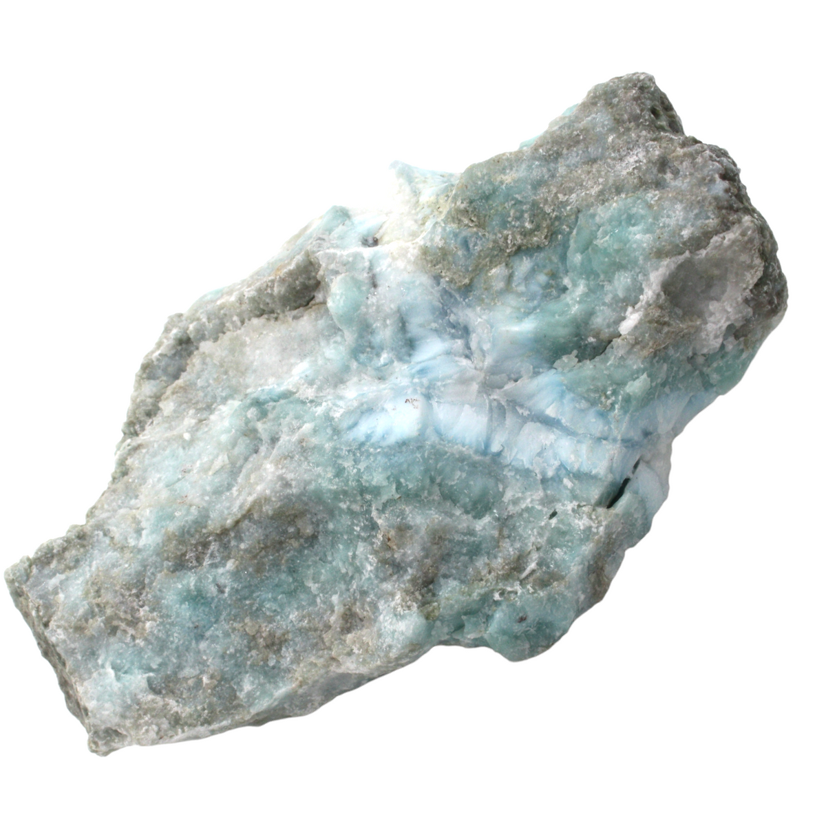 Prächtiger und sehr seltener Larimar Rohstein I Unikat-Masterpiece 1423 I Sammlerstück I  90x50x40mm I 144gr. I Dominikanische Republik