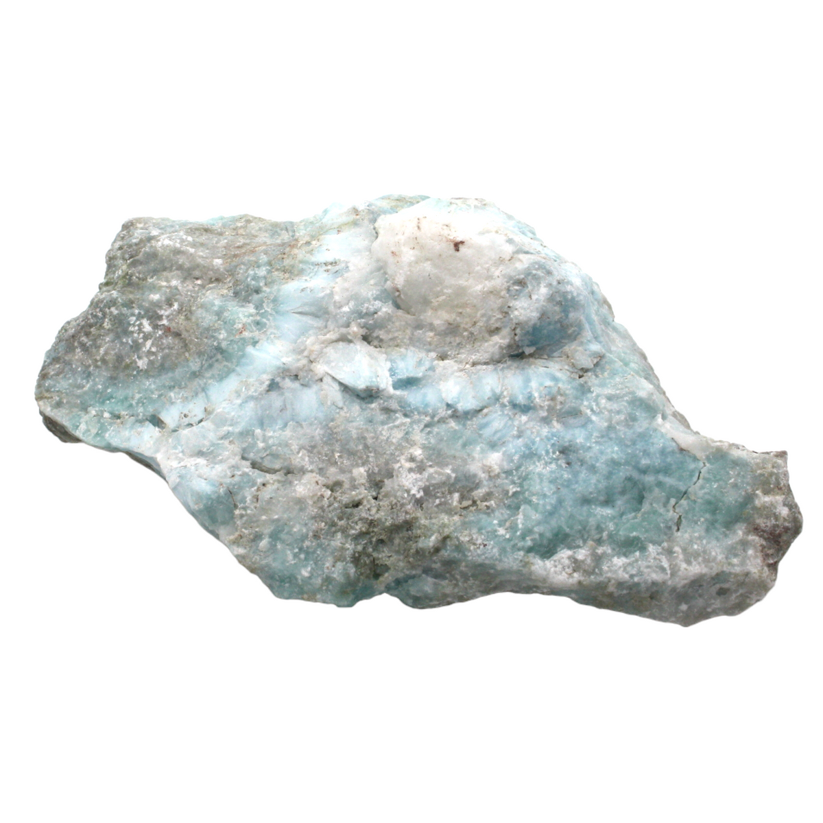 Prächtiger und sehr seltener Larimar Rohstein I Unikat-Masterpiece 1423 I Sammlerstück I  90x50x40mm I 144gr. I Dominikanische Republik