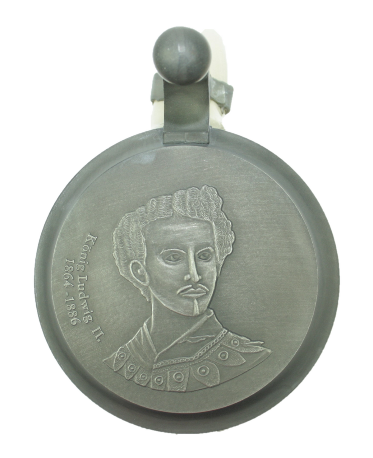 Original Oktoberfestkrug 2001 mit Zinndeckel I Jahreskrug I Zertifikat