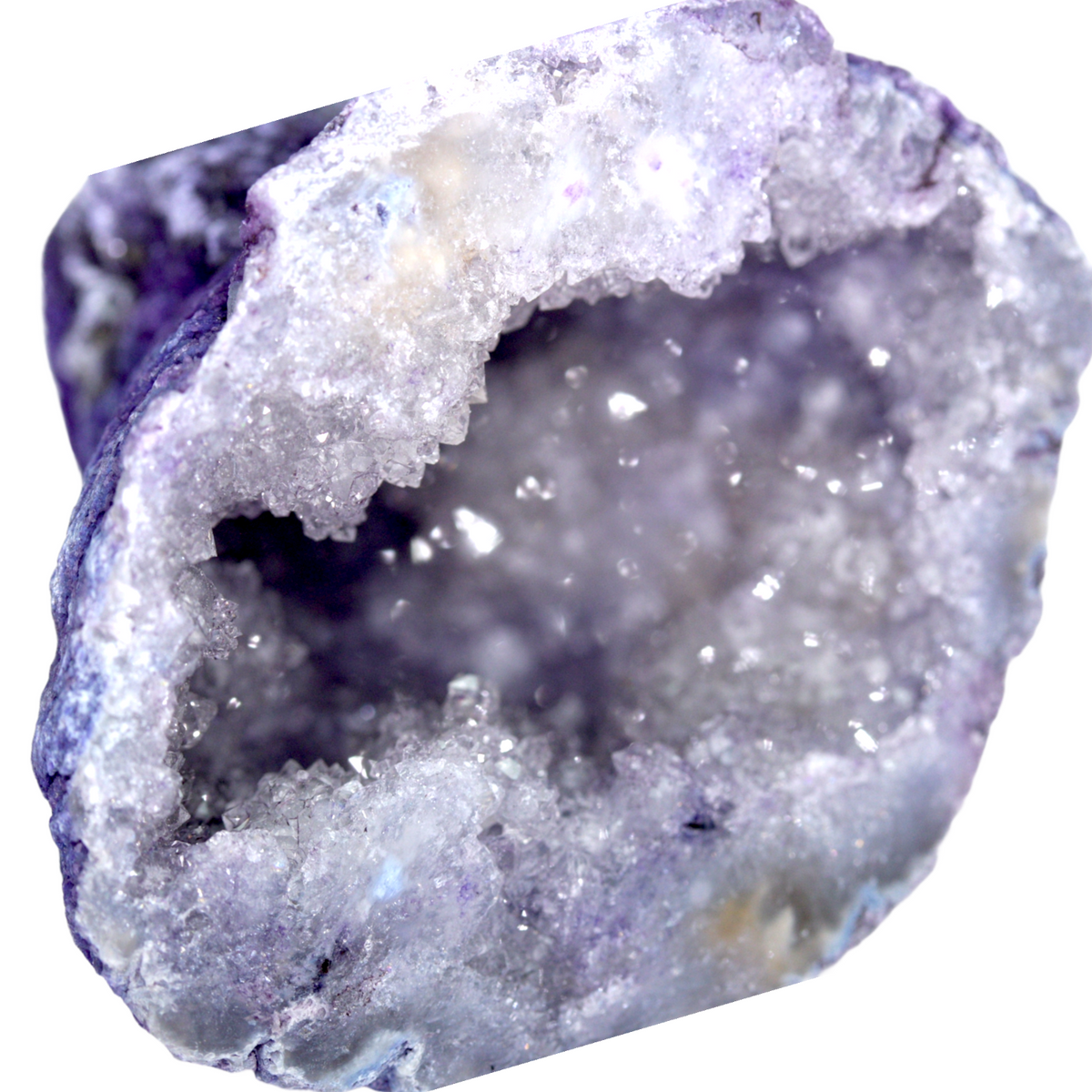 Achat Geode | gefärbt | halbe Geode I Glücksgeode I Quarz I einmaliges Farbspiel