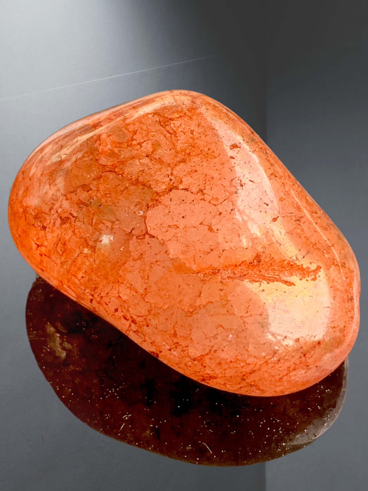 Magic Stone ** umwerfendes Farbspiel ** geeister, gefärbter Bergkristall I Brasilien