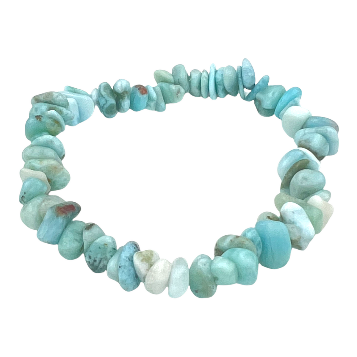 Original Larimar Splitterarmband - das Meer Zuhause - 18 cm - Dominikanische Republik