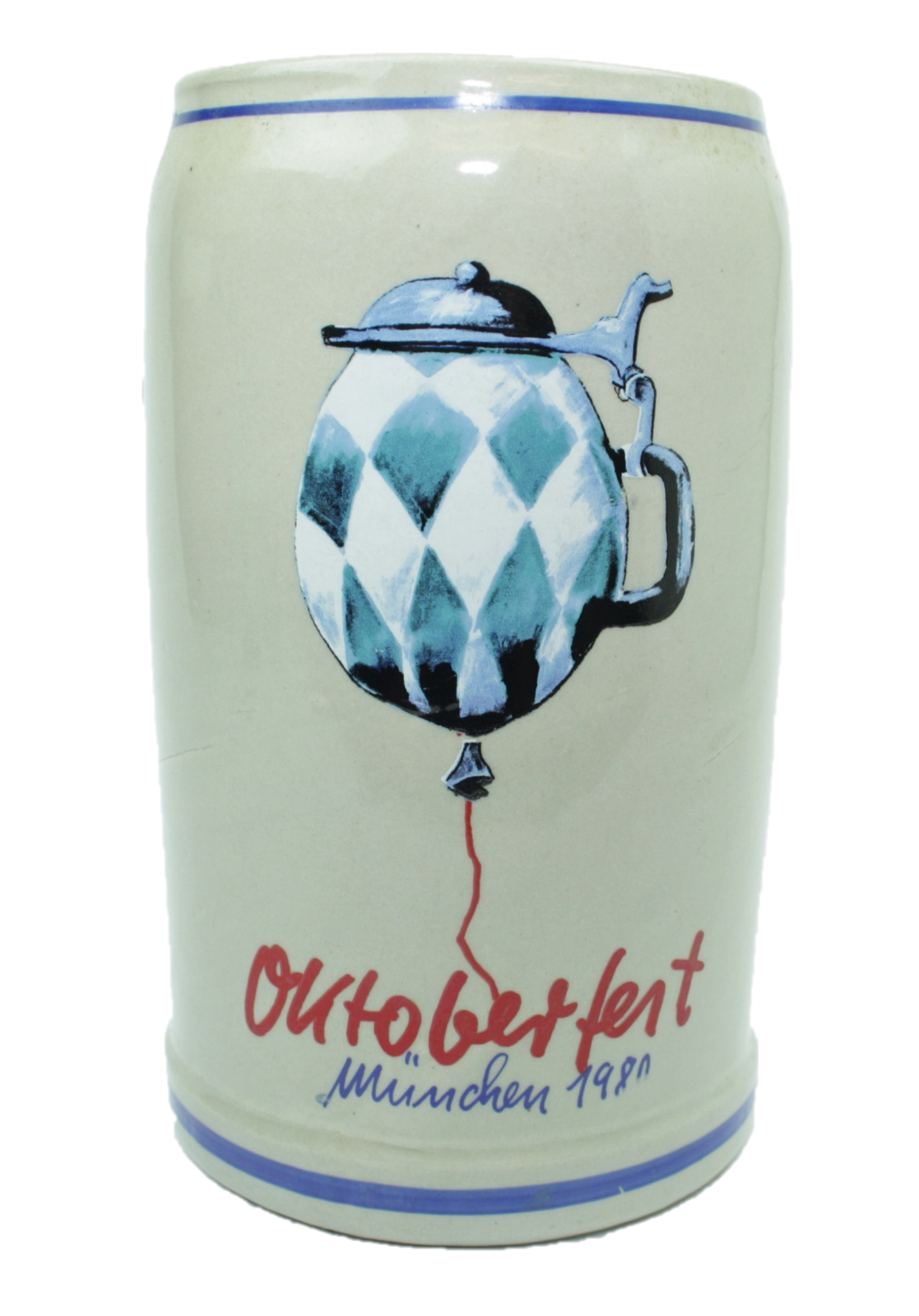 Original Oktoberfestkrug 1980 I Rarität IJahrgangskrug I Jahreskrug I Wiesnkrug