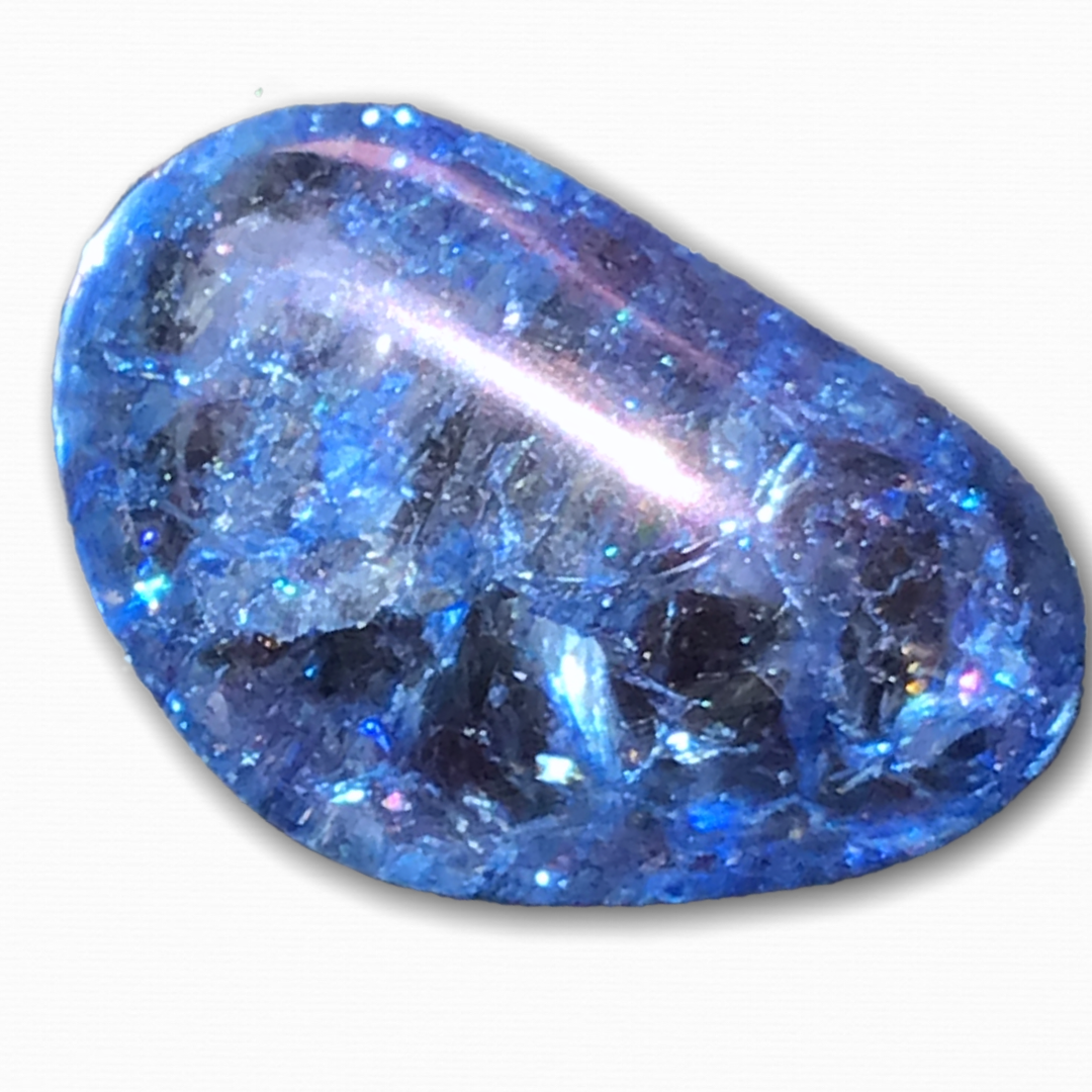Magic Stone ** umwerfendes Farbspiel ** geeister, gefärbter Bergkristall I Brasilien