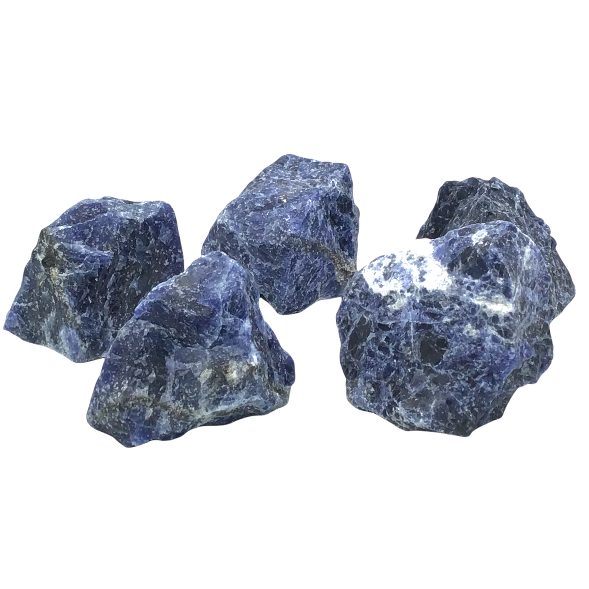 Sodalith Rohsteine 4-5 cm von 300 - 1000 Gramm I Brasilien
