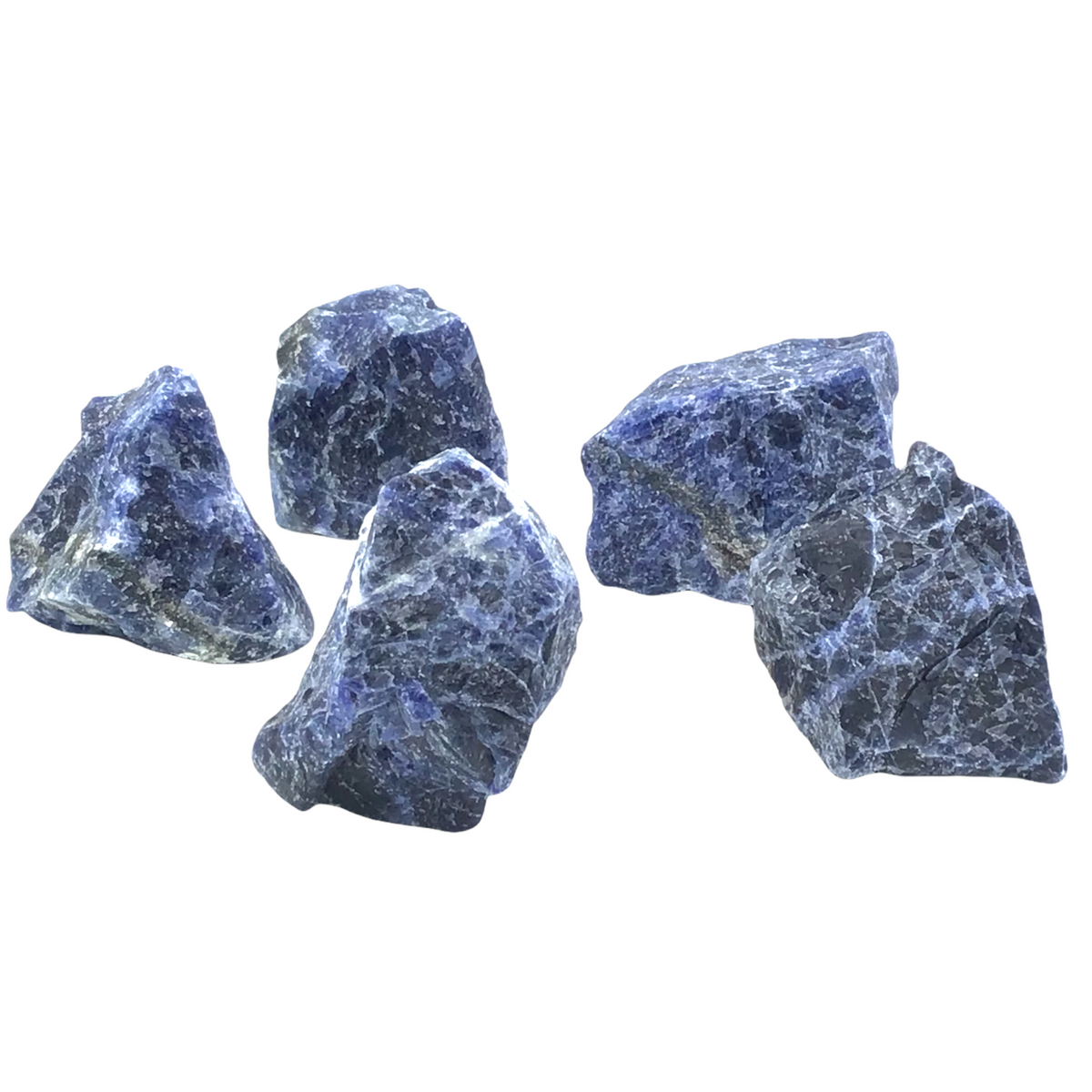 Sodalith Rohsteine 4-5 cm von 300 - 1000 Gramm I Brasilien