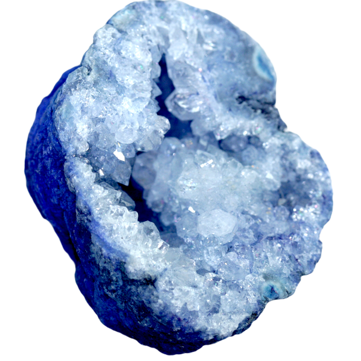 Achat Geode | gefärbt | halbe Geode I Glücksgeode I Quarz I einmaliges Farbspiel