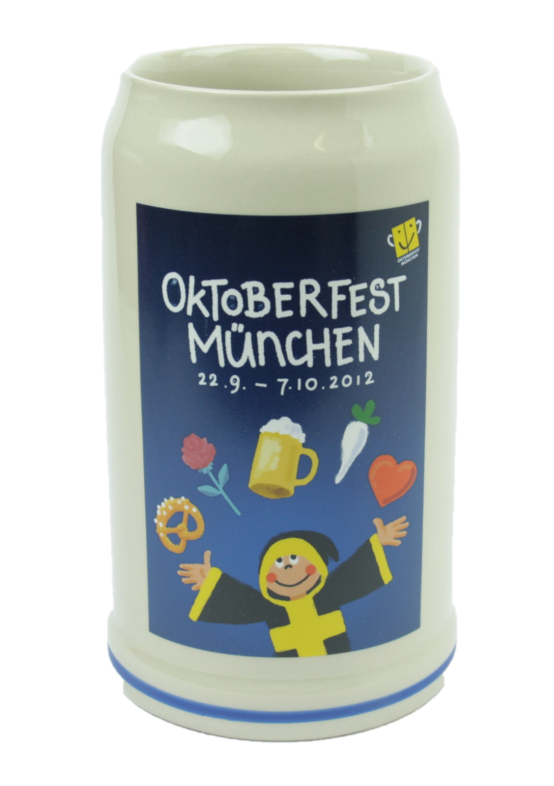 Original Oktoberfestkrug 2012 I Jahrgangskrug I Jahreskrug I Wiesnkrug