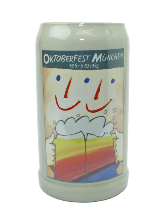 Original Oktoberfestkrug 1992 I Jahrgangskrug I Jahreskrug I Wiesnkrug