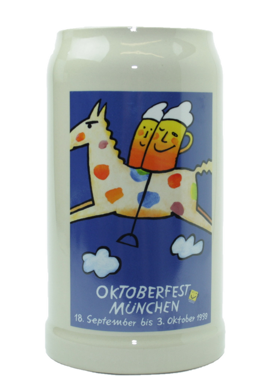 Original Oktoberfestkrug 1999 I Rarität I Jahrgangskrug I Jahreskrug I Wiesnkrug