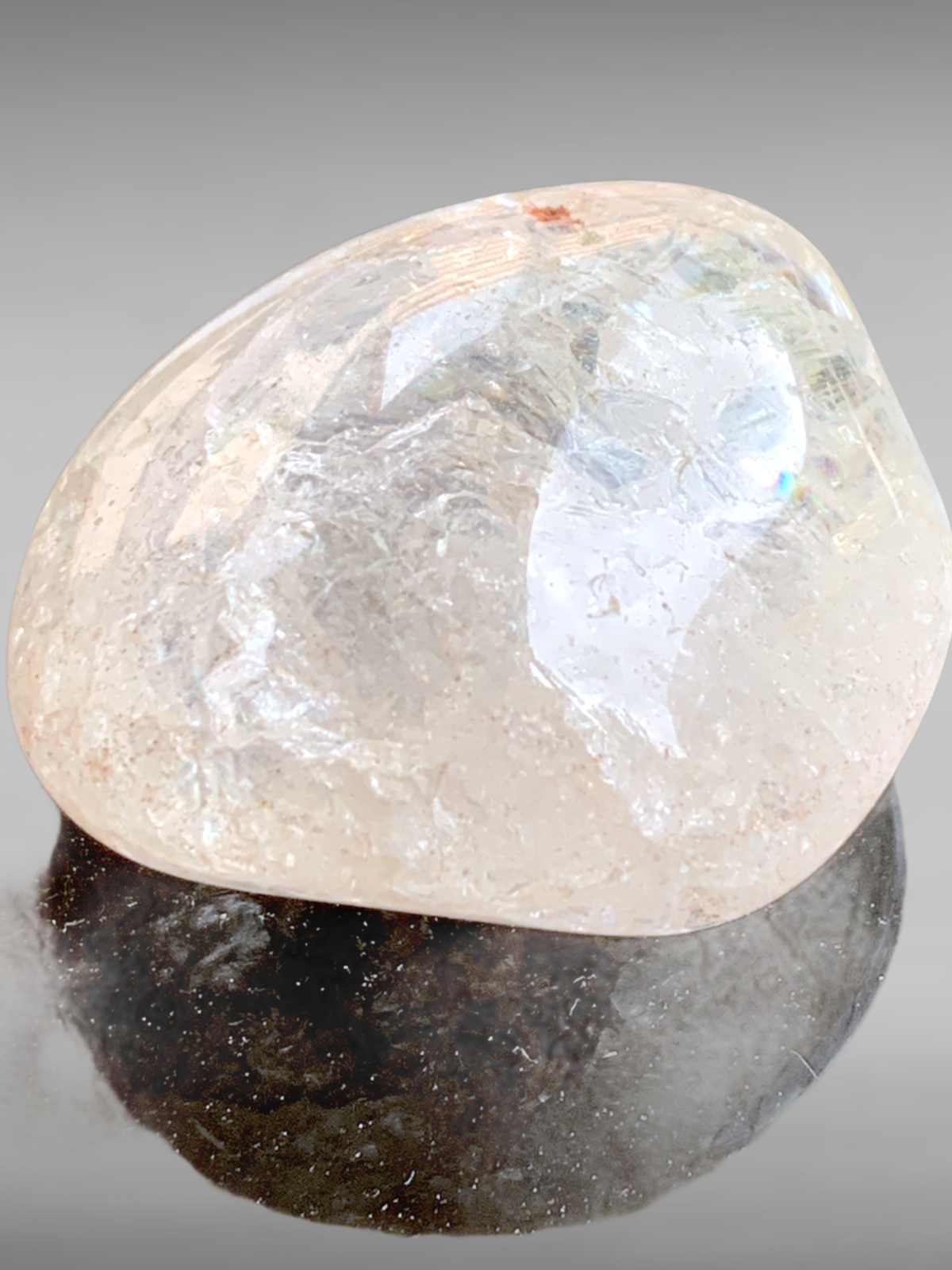 Magic Stone ** umwerfendes Farbspiel ** geeister, gefärbter Bergkristall I Brasilien