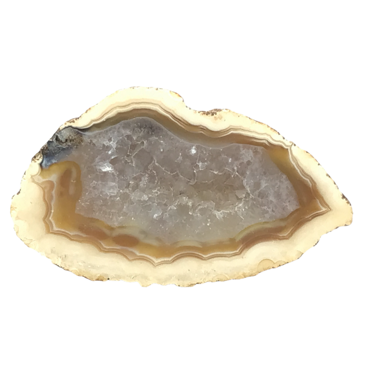 Achat Geode | Feengarten| OCO - aufgeschnitten und poliert | A* Qualität | Feengarten