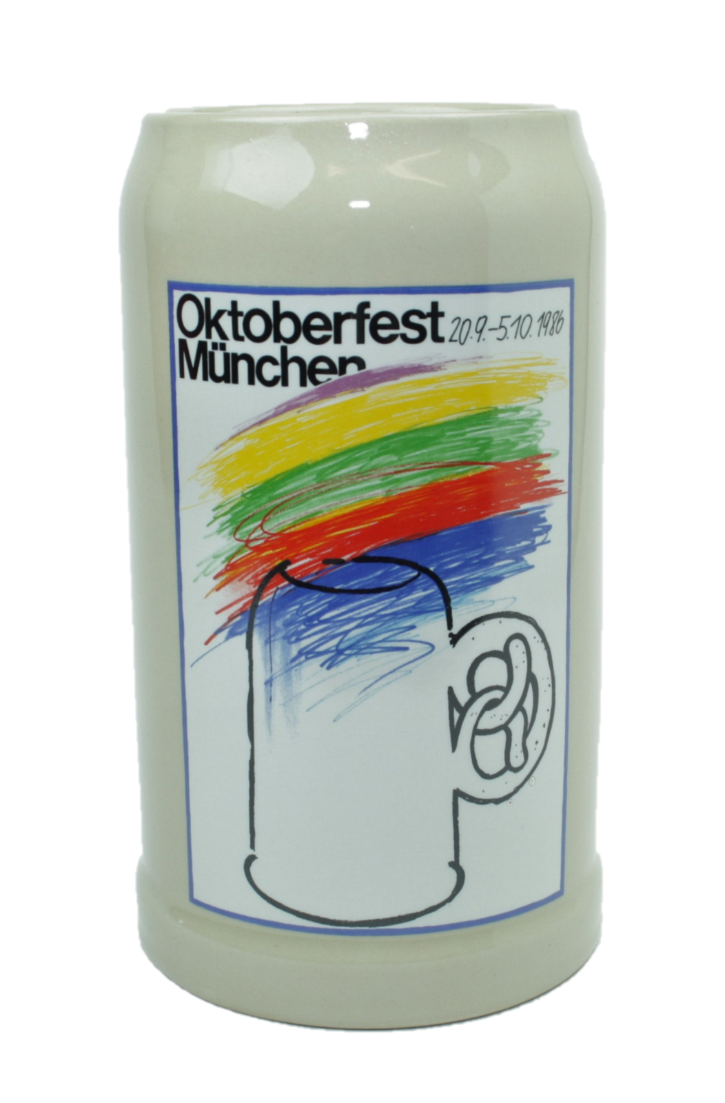 Original Oktoberfestkrug 1986 I Rarität I Jahrgangskrug I Jahreskrug I Wiesnkrug