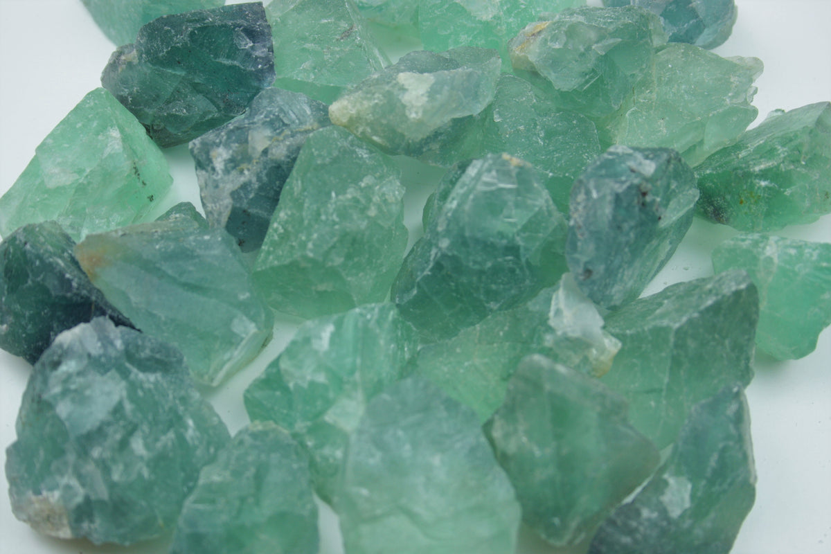 Grüner Fluorit Rohsteine I Edelsteine I Heilsteine I  300-1000 Gramm I Mexiko