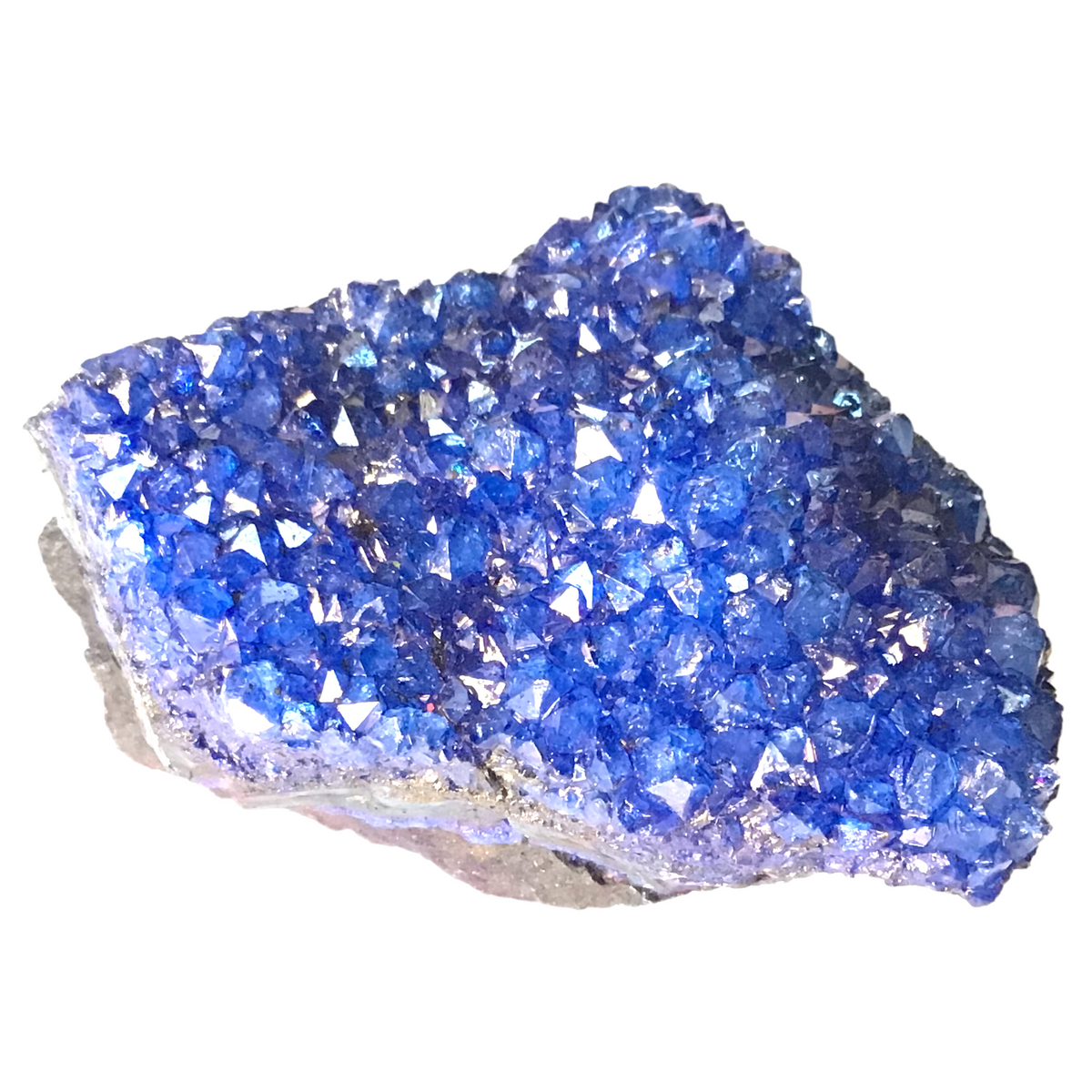 Amethyst Kristallstufe gefärbt I Cluster I 5 verschiedene Farben I 5-7 cm I incl. Organzasäckchen I Brasilien