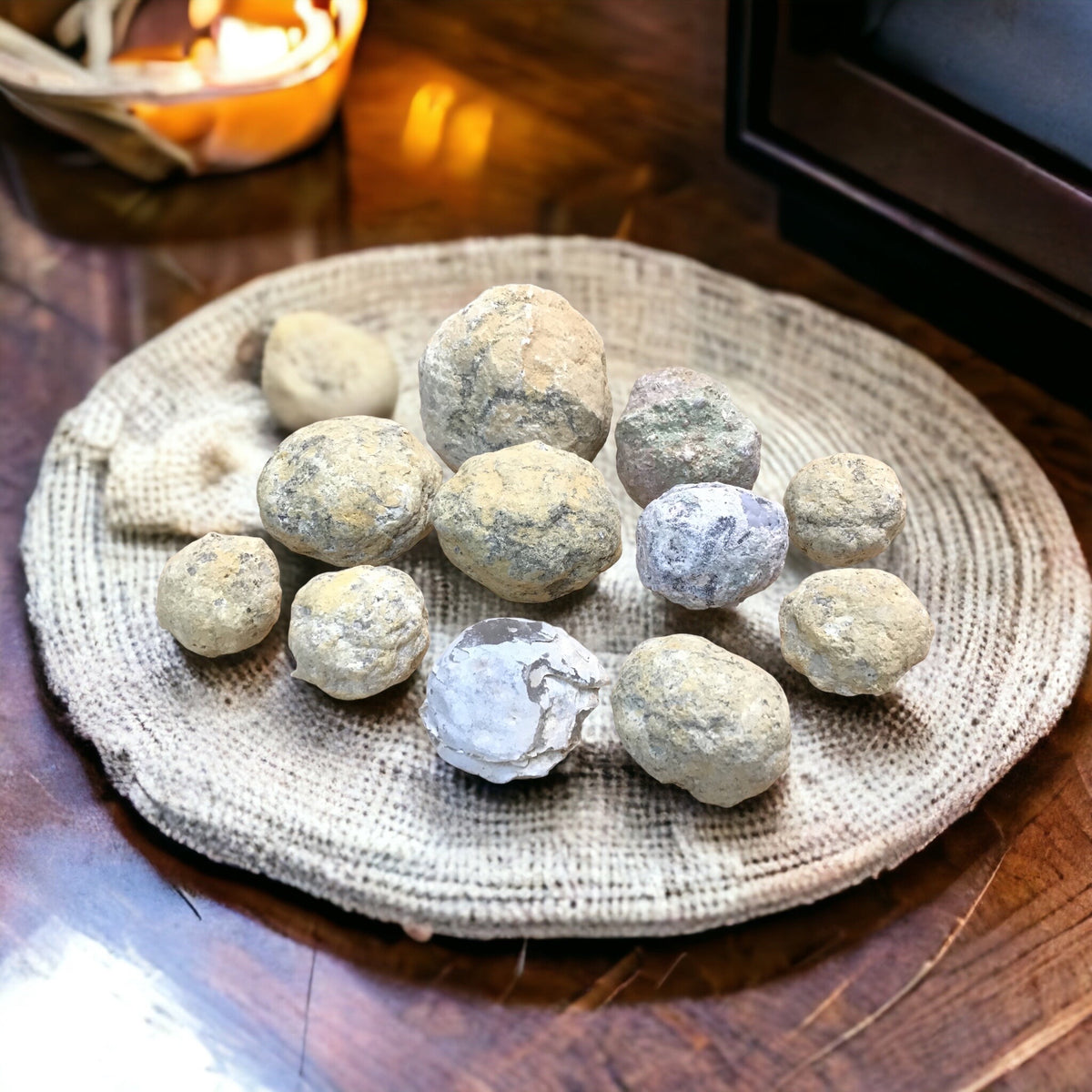 Steinfixx® - Exclusive 13 teilige Geodensammlung aus aller Welt zum aufbrechen im Geschenkkarton mit Anleitung
