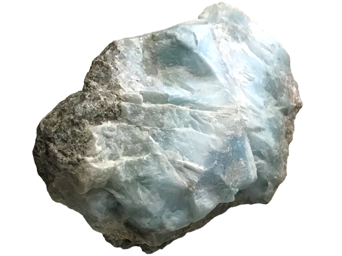 Prächtiger und sehr seltener Larimar Rohstein I Unikat-Masterpiece 1446 I Sammlerstück I  75x50x45mm I 104gr. I Dominikanische Republik