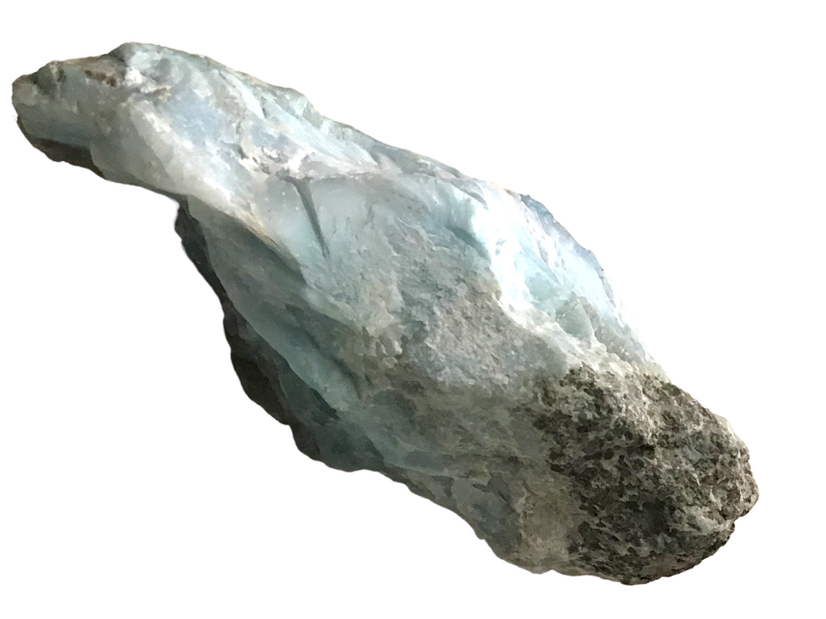 Prächtiger und sehr seltener Larimar Rohstein I Unikat-Masterpiece 1446 I Sammlerstück I  75x50x45mm I 104gr. I Dominikanische Republik