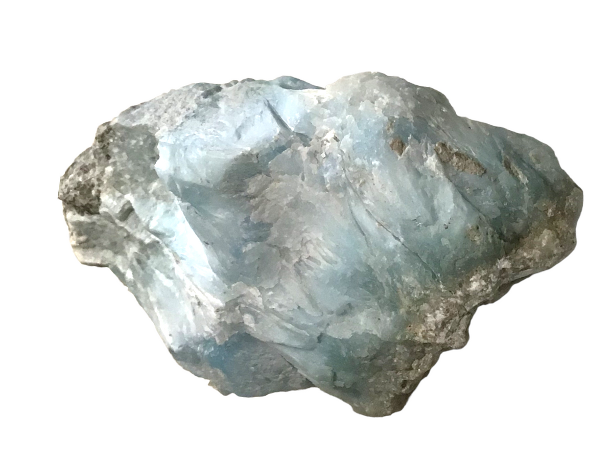 Prächtiger und sehr seltener Larimar Rohstein I Unikat-Masterpiece 1446 I Sammlerstück I  75x50x45mm I 104gr. I Dominikanische Republik