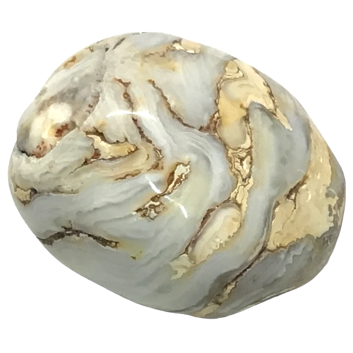Wasser-Achat Geode Occo I Nussgeode geschlossen I Enhydros I handpoliert mit wunderschöner Maserung I je nach Variante 30 bis 60 mm I Brasilien