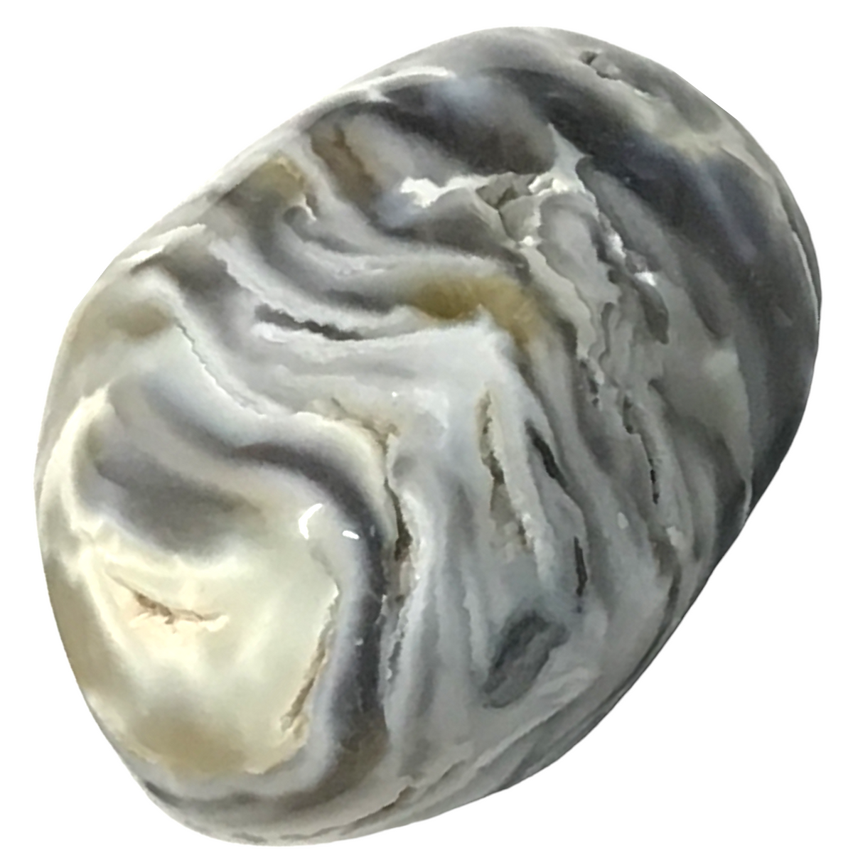 Wasser-Achat Geode Occo I Nussgeode geschlossen I Enhydros I handpoliert mit wunderschöner Maserung I je nach Variante 30 bis 60 mm I Brasilien