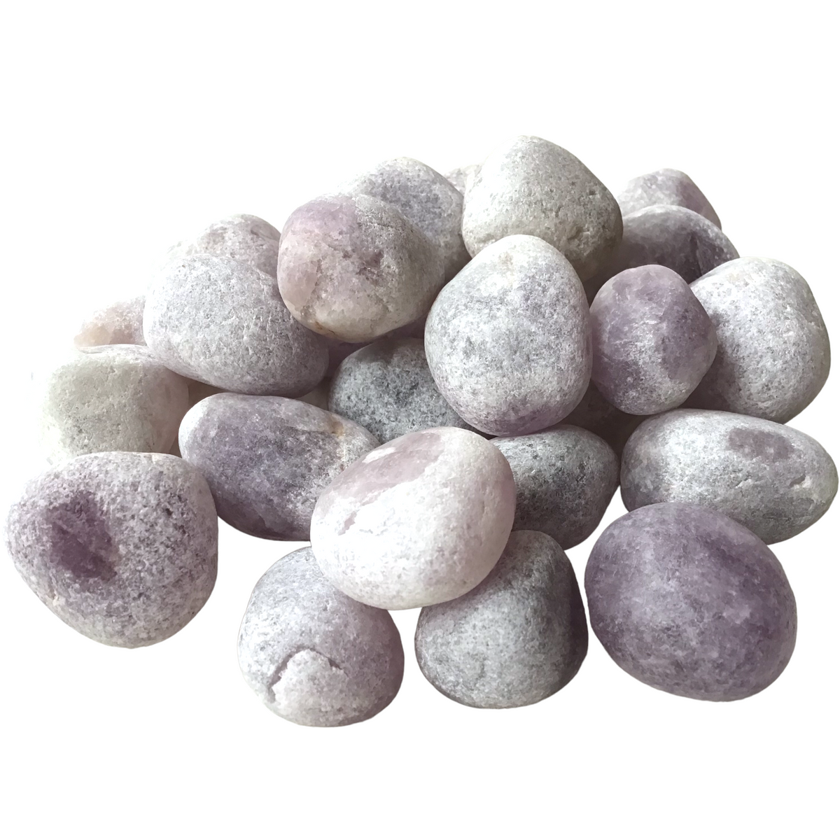 Seltene satinierte Amethyst DIY Emu Eggs geschlossen - Top Qualität