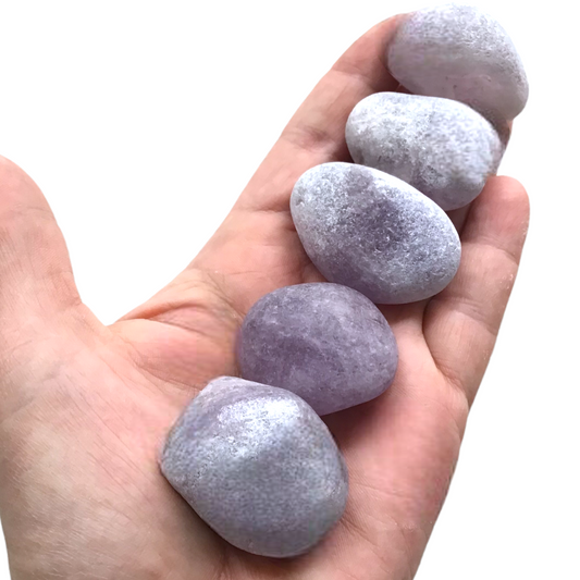 Seltene satinierte Amethyst DIY Emu Eggs geschlossen - Top Qualität