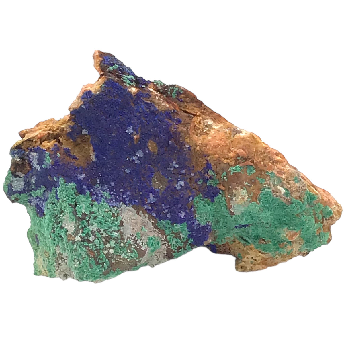 Azurit-Malachit Rohstein I Edelstein I 60x45x40mm I 130 gr. I Unikat-Masterpiece 1453 I Sammlerstück I AAA-Qualität I Marokko