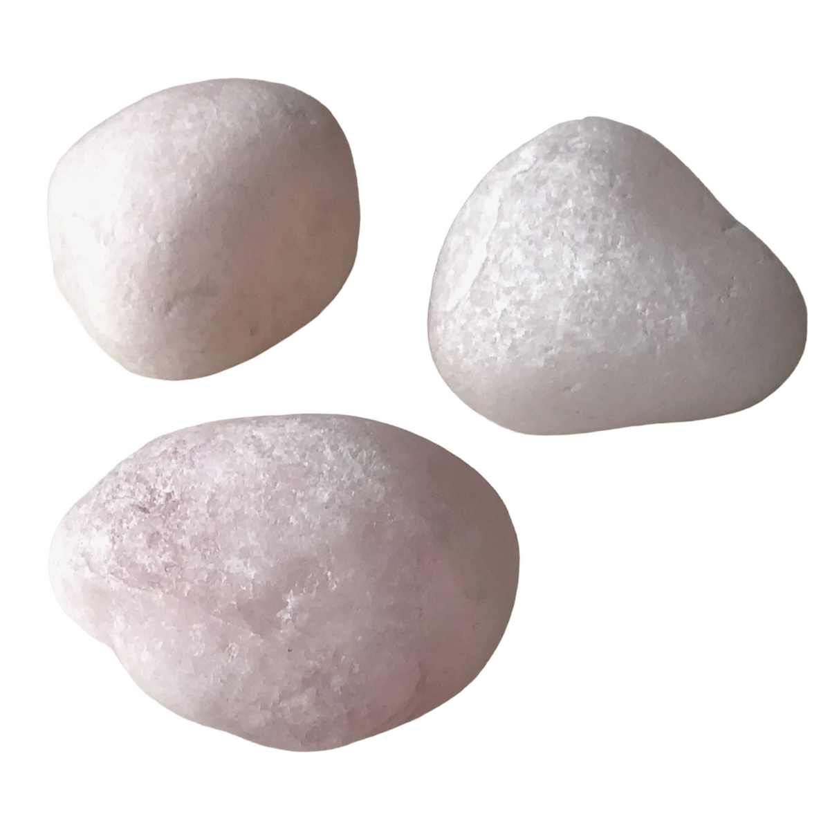 Seltene satinierte Rosenquarz DIY Emu Eggs geschlossen - Top Qualität