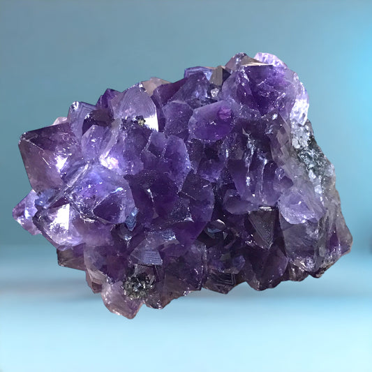 Amethyst Kristall I Purple Project Uruguay | tiefes violett | Amethyst Rohstück | wahlweise 30 bis 700 Gramm I Blickfang I Uruguay