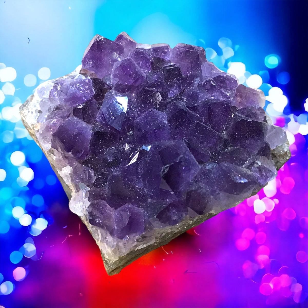 Amethyst Kristall I Purple Project Uruguay | tiefes violett | Amethyst Rohstück | wahlweise 30 bis 700 Gramm I Blickfang I Uruguay