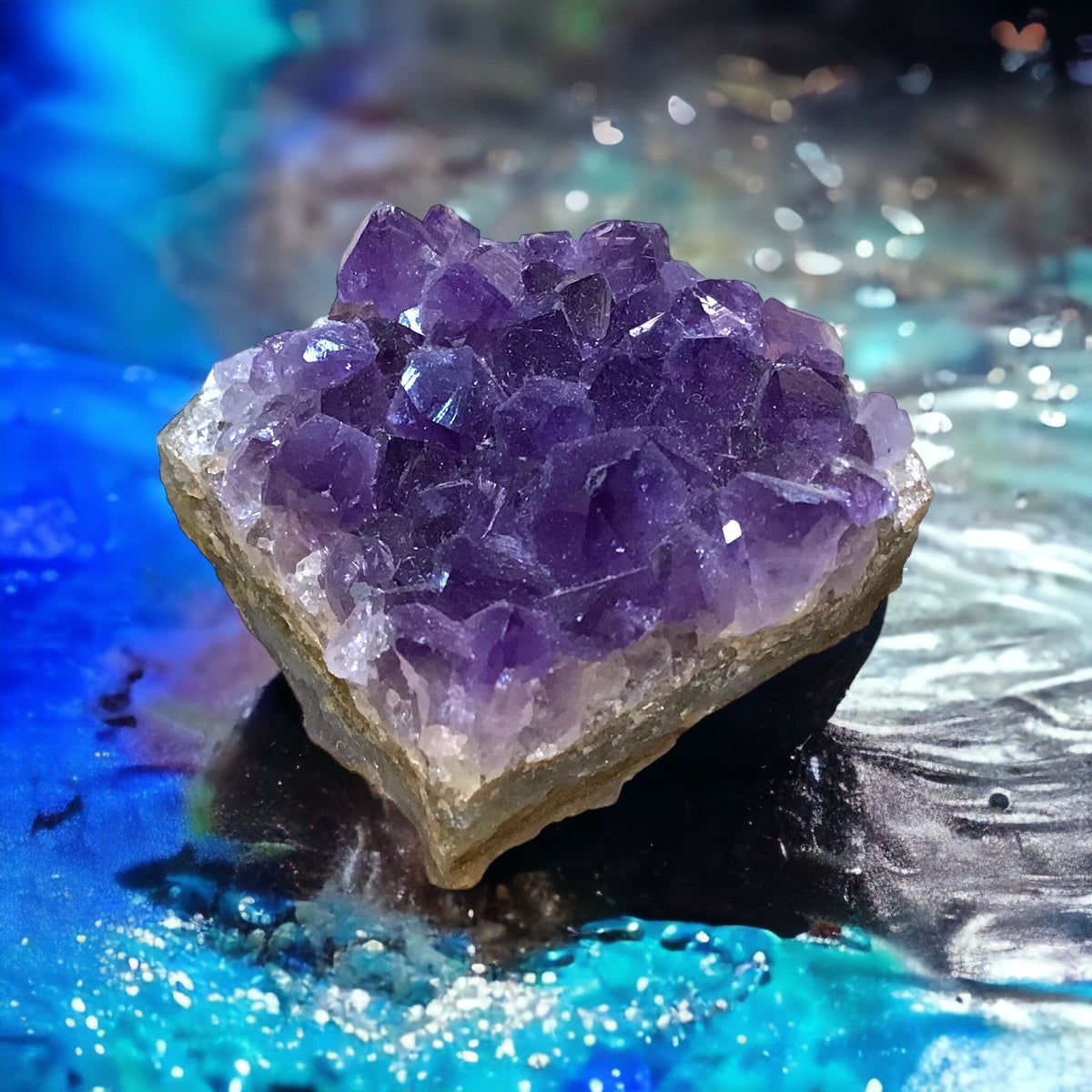Amethyst Kristall I Purple Project Uruguay | tiefes violett | Amethyst Rohstück | wahlweise 30 bis 700 Gramm I Blickfang I Uruguay