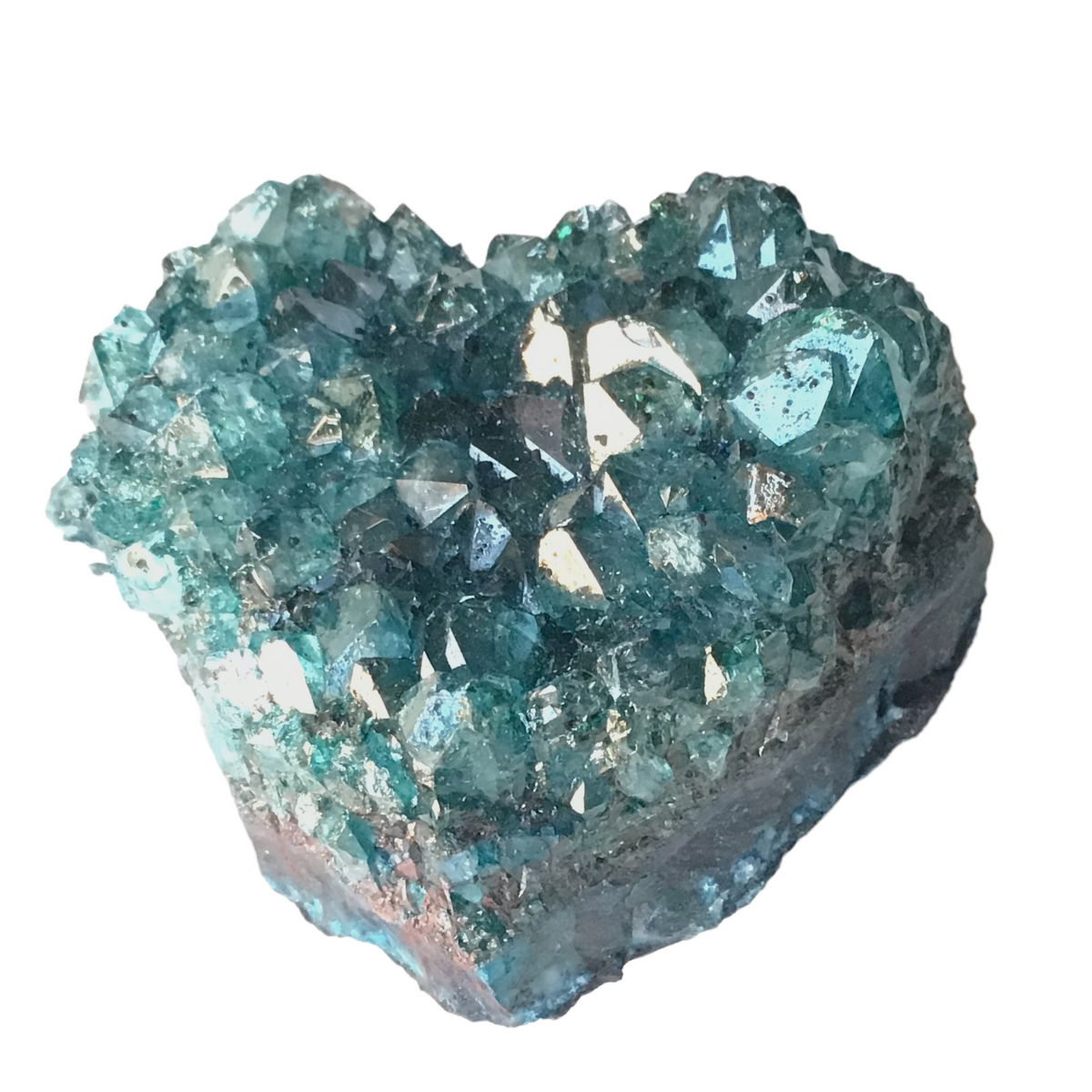 Amethyst Kristallstufe gefärbt I Cluster I 5 verschiedene Farben I 5-7 cm I incl. Organzasäckchen I Brasilien